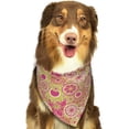 thumbnail image 6 of Naloa Yellow Flowers Dog Bandanas 1PC Washable Triangle Dog Scarfs Premium Durable Fabric, for Small Medium Large Dogs and Cats, 6 of 6
