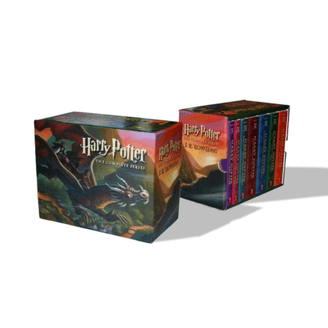 Harry Potter Paperback Box Set 1-7 Deluxe Edition with Stenciled