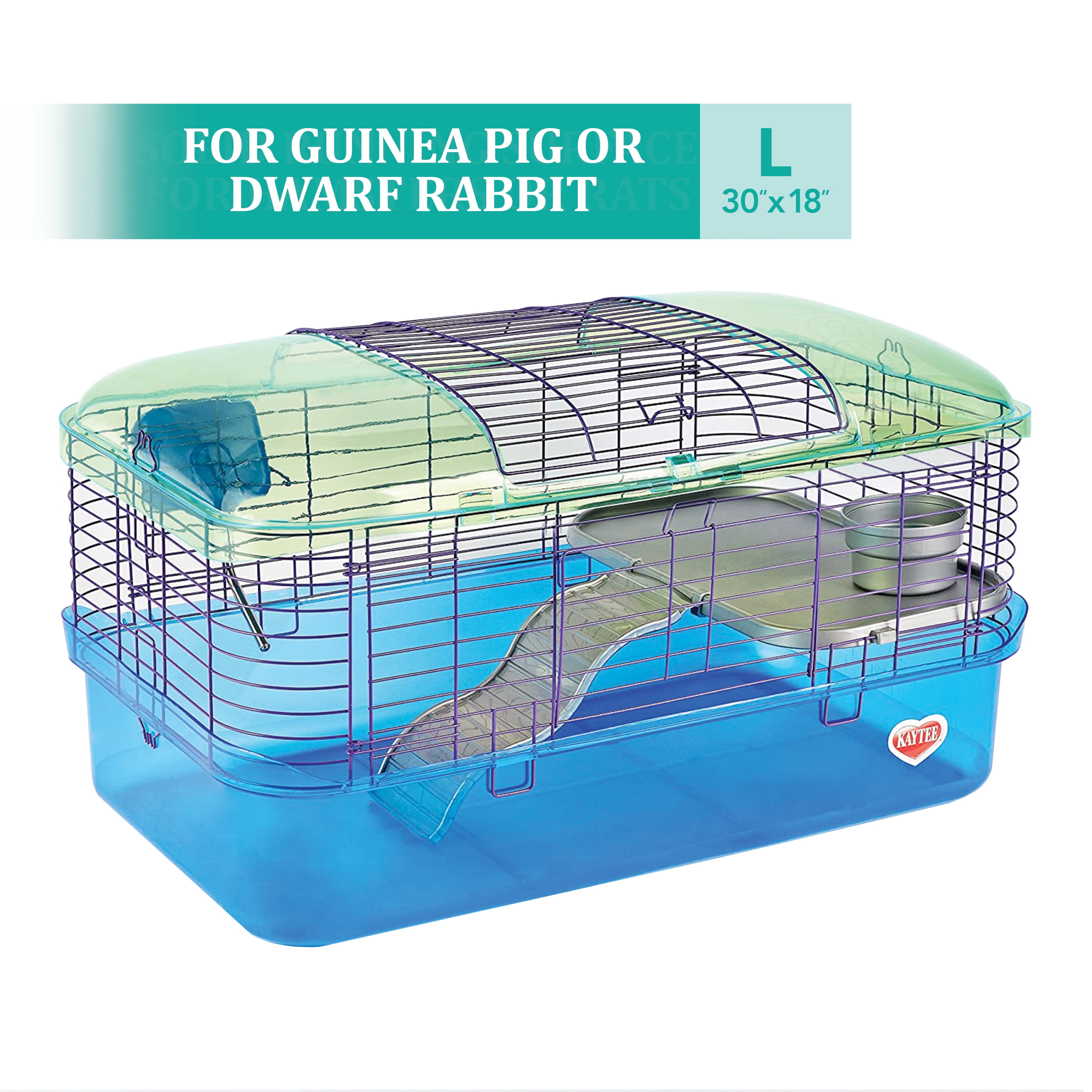 Kaytee Large Guinea Pig Cage Dwarf Rabbit Cage Small Animal CritterHome Habitats Walmart