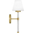 thumbnail image 3 of Quoizel Andrea 1-Light Brushed Gold Wall Sconce, 3 of 7