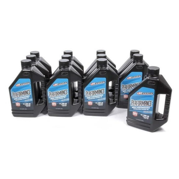 Maxima Racing Oils 39-33901 10W-30 Petroleum Oil Case - 12 x 1 qt. Performance