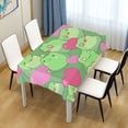 thumbnail image 4 of JSTEL Cute Frogs Hearts Table Cloth Square 54 x 54 Inch Tablecloth Anti Wrinkle Table Cover for Dining Kitchen Parties, 4 of 6