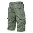 thumbnail image 6 of WAENQINLA Men's Cargo Shorts 3/4 Relaxed Mens Running Shorts with Multi Pockets Casual Elastic Waist Outdoor Hiking Shorts, 6 of 6