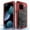 Red, variant on SaniMore Case for iPhone 14 Pro Max, Heavy Duty Protection IP68 Waterproof [Screen Protector] Shockproof Support Wireless Charging Hybidrd Silicone Metal Armor Miliary-Grade Drop-resistant Shell, Red