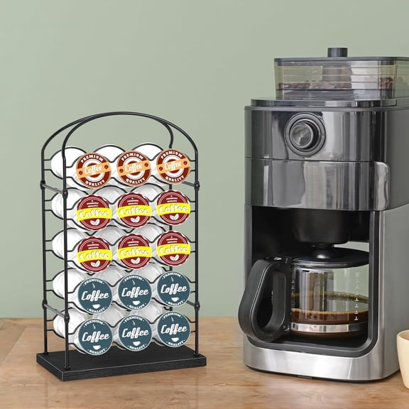 30-Pod Coffee Pod Holder Organizer - Space-Saving K Cups Holder for Coffee Bar, Home or Office Kitchen Counter