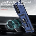 thumbnail image 4 of FIEWESEY for Samsung Galaxy A57 5G Case Built-in Slide Camera Cover & Kickstand Heavy Duty Protection Shockproof Phone Case for Samsung Galaxy A57 5G 6.7 inch,Blue, 4 of 8