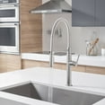 thumbnail image 5 of American Standard Studio S Semi Professional Pull-Down Kitchen Faucet with Spring Spout in Stainless Steel, 5 of 8