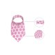 thumbnail image 2 of Corbatas de cravat INSPIRAR CHIC para el Día del Padre para hombres, corbatas de lunares, corbata de ascot casual para bodas, color rosa, talla única, 2 of 5