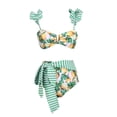 thumbnail image 4 of Sexy High Waist Bikinis Sets Ruffled Printed Women‘s Swimsuit Dot Two Pieces Swimwear Brazilian Bathing Suits Beachwear 2024, 4 of 7