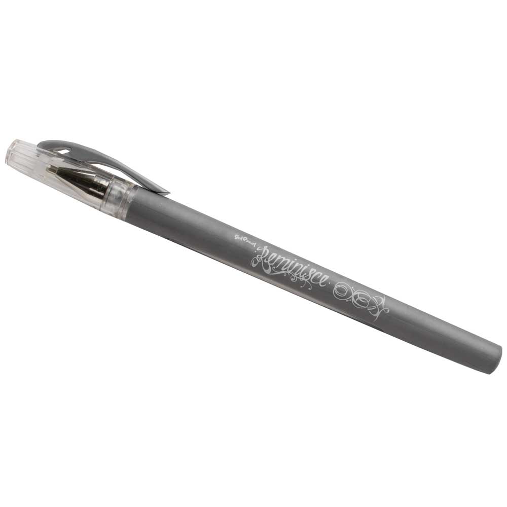 Marvy Uchida Gel Pen, 0.7 mm, Silver, Sold Individually