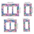 thumbnail image 2 of Yayeee Rocker Switch Wall Plate 1-Gang 4.6"x2.9" Home Decorative Outlet Cover, Gradient Starfish Pattern, 2 of 6