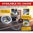 thumbnail image 3 of Aluminum Hub Cap with Gasket and Rubber Vent Plug - Trailer HUB Cap with Side Pipe Plug Replace 343-4013 7843-3434013 343013 38580513 411608P 4131103 9008P AM18010624 MER34013 R64013, 3 of 9