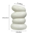 thumbnail image 4 of Xuniizn Flower Vase Plastic Vases for Centerpieces, Home & Garden Arrangements, Versatile & Durable Essential for Modern & Classic Styles Available, Small Vases Home Decor, Artificial Flowers, Beige, 4 of 8