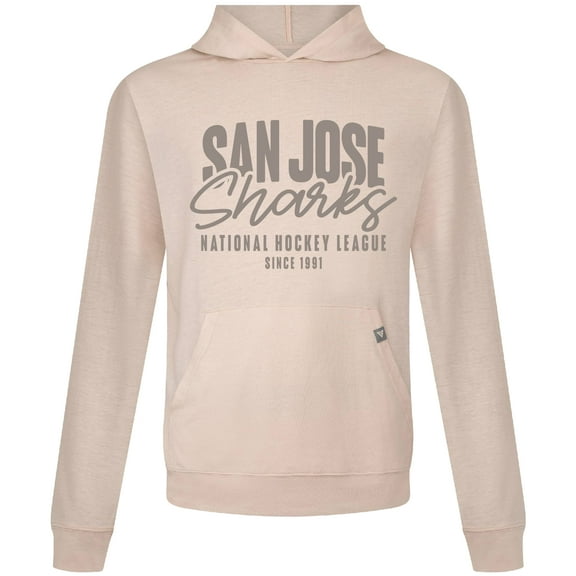 Men's Levelwear  Khaki San Jose Sharks Relay Response Pullover Hoodie