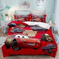 thumbnail image 1 of Bedding set GD84 Lightning three-piece bedding set McQueen printed quilt cover printed bedspread quilt cover with pillowcase HZ84, 1 of 5