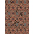 thumbnail image 1 of Ahgly Company Machine Washable Indoor Rectangle Transitional Saffron Red Area Rugs, 6' x 9', 1 of 7