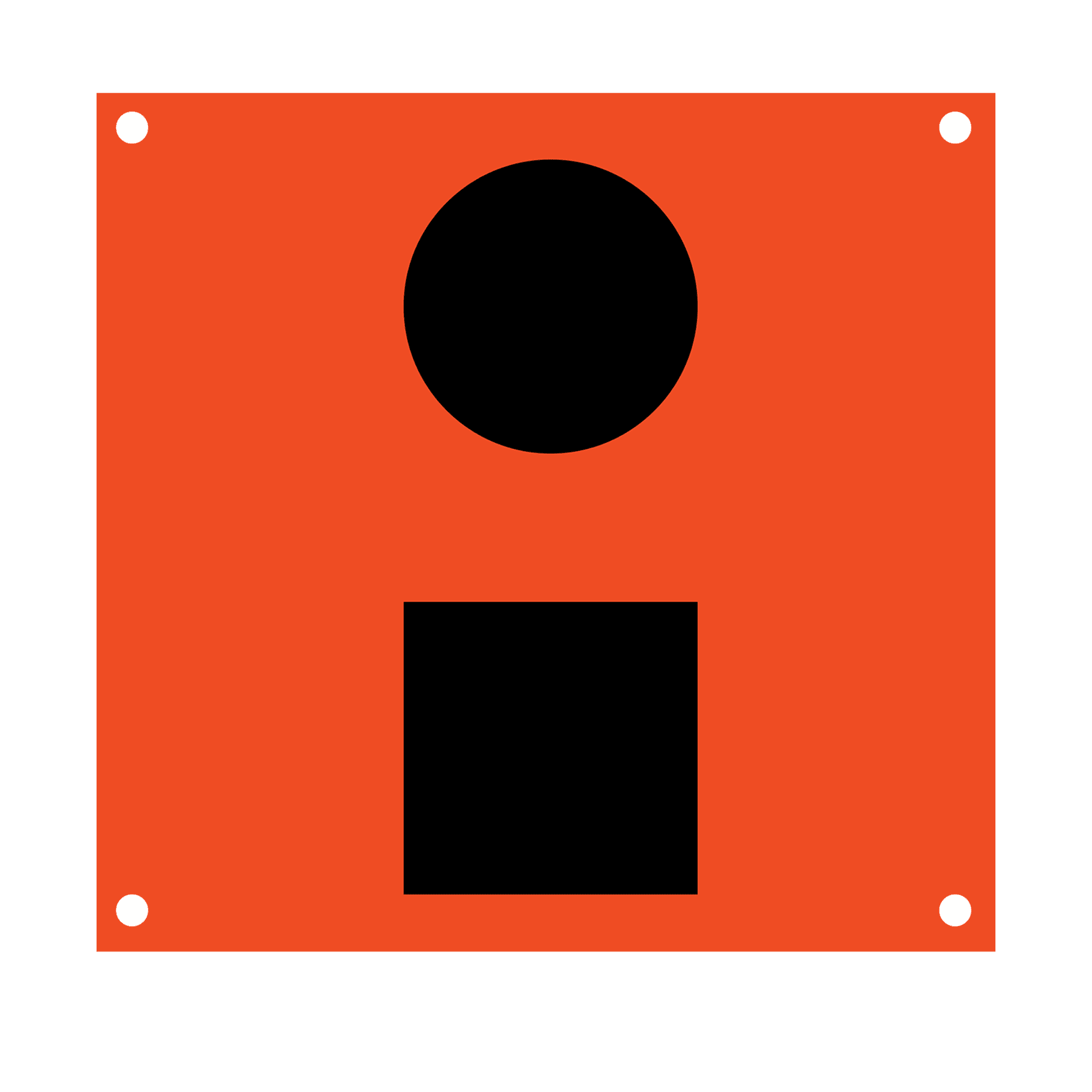Orion 925 Orange Marine Distress Flag, 3' x 3', USCG Approved Daytime Distress Signal, Heavy-Duty Vinyl