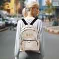 thumbnail image 7 of FORMRS Mini Backpack Purse for Women Quilted Travel Daypack Casual Shoulder Bag, Halloween Ghosts, 7 of 7