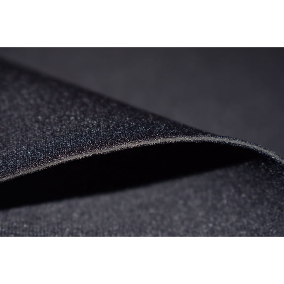 1mm Black Neoprene Fabric, Scuba Wetsuit Material, Fabric For Sewing, Thin Foam Rubber Sheet (Black, 2' x 4')