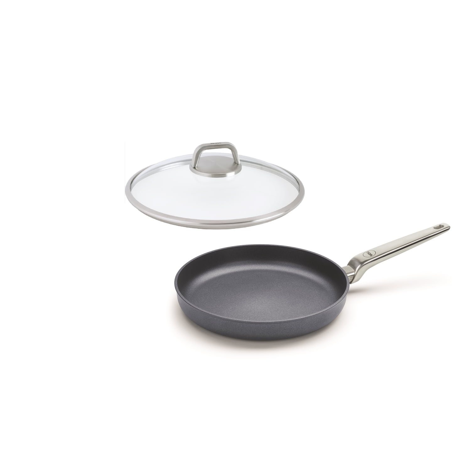 induction frying pan with lid