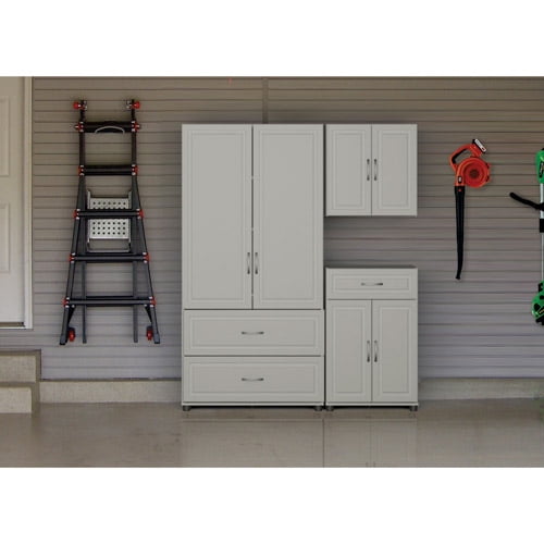 Systembuild White Cabinet With Bonus Storage Bundle