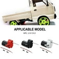 thumbnail image 2 of fastboy RCGOFOLLOW Aluminum Alloy Heat-resistant Brushed Motor Heat-resistant Rc Brushed Motor For 1/10 Rc Brushed Motor WPL D12 Silver, 2 of 6
