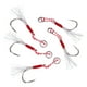 thumbnail image 4 of Ganchos de púas de pesca de Metal de alta resistencia, accesorio para peces, 5 uds., 20#, 4 of 5
