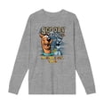 thumbnail image 5 of Scooby-Doo Mystery, Inc. Tour Adult Heather Gray Crew Neck Long Sleeve Tee-Medium, 5 of 7