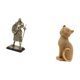 thumbnail image 5 of Figura de caballero, estatua de escritorio, adorno de estante con forma de gato, pieza de arte decorativa de resina, coleccionable, ideal para regalar, 5 of 8