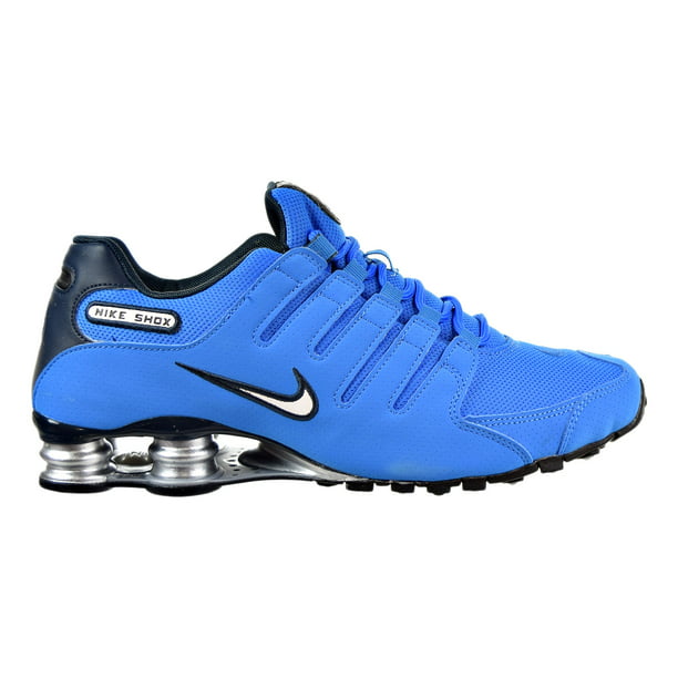 presentación Hacer galón Nike Shox NZ Men's Shoes Photo Blue/White/Armory Navy 378341-403 -  Walmart.com
