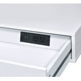 thumbnail image 5 of Office Desks White High Gloss and Chrome Writing Desk with USB Port,Home Office Desks, 5 of 7