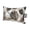White, Brown, Tan, variant on Tropical Plants Outdoor Pillows for Chaise Lounge Chair Waterproof Lumbar Pillows with Insert&Adjustable Strap Beach Headrest Pillow Vintage Brown Botanical Leaves Branches Pool Pillow 11"x16"