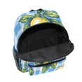 thumbnail image 6 of FORMRS School Backpack with Front Zippered Pocket 12" Student Travel Daypack, Cartoon Plaid Lemon, 6 of 6
