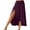 Dark Purple, variant on Yucgh Women's Solid Color High Waist Slit Midi Skirt, Elegant Bodycon Maxi Skirt, Slim Fit Casual Skirt with Side Split,Dark Green,XL