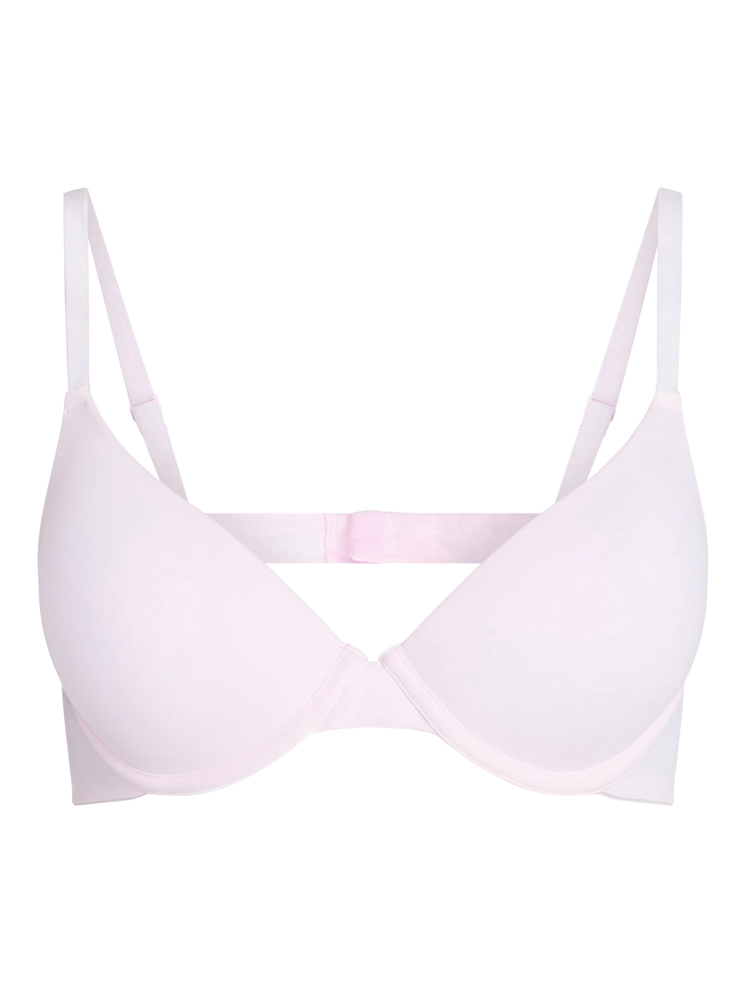 No Boundaries Lightly Lined Underwire T-Shirt Bra, Women's 34A to 40DDD