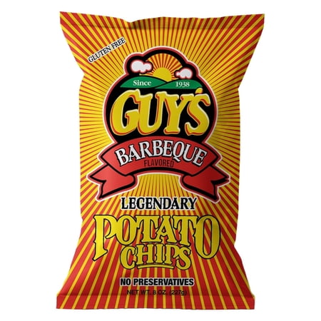 Guy's BBQ Bag Potato Chips, 8 oz