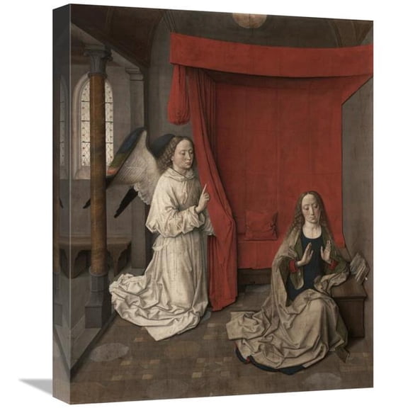 16 x 20 in. The Annunciation Art Print - Aelbrecht Bouts