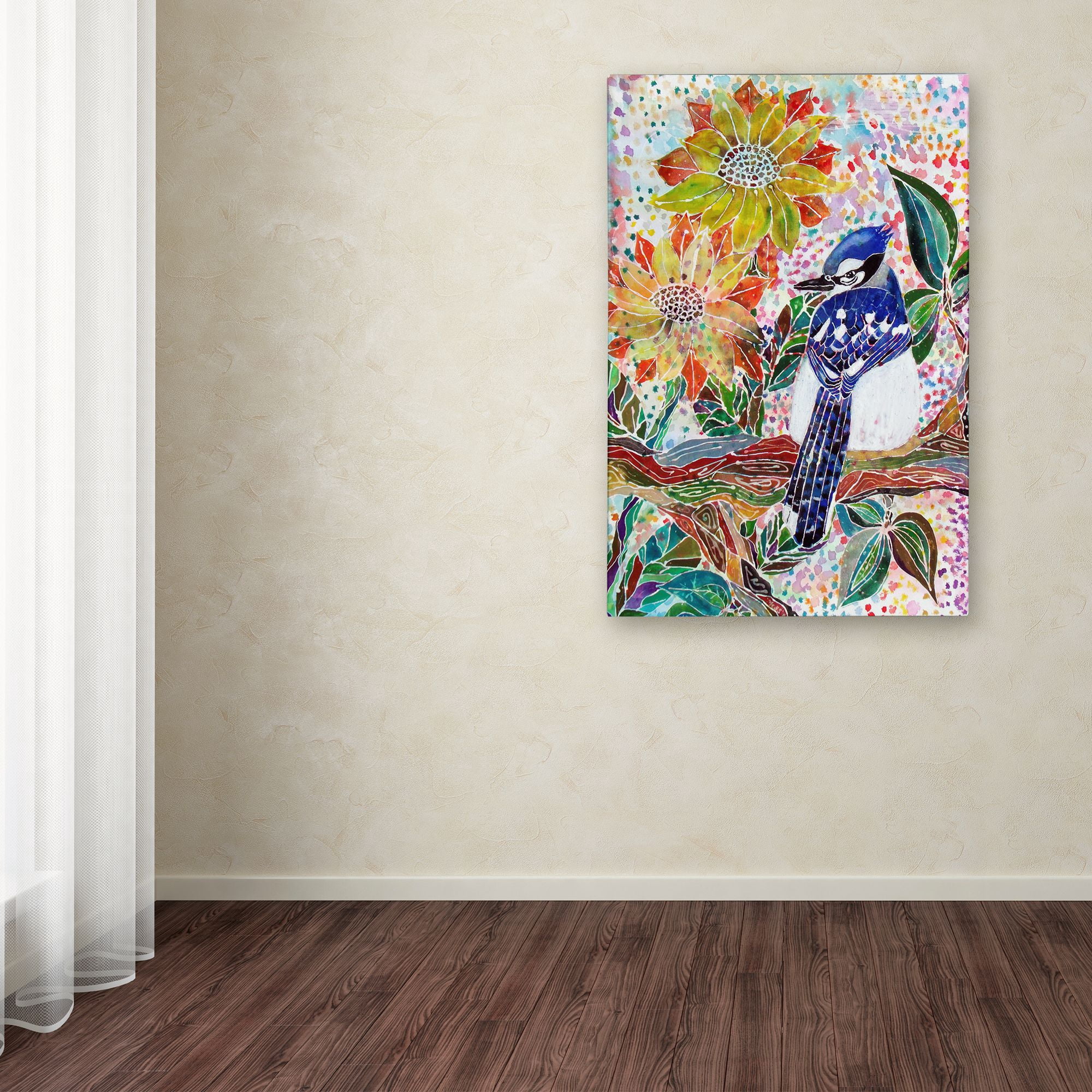 Trademark Fine Art 'I am Cheep' Canvas Art by Lauren Moss
