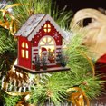 thumbnail image 4 of Hwkond Christmas Ornaments Christmas Small House Christmas Decoration Ornaments Christmas Micro PVC Small House Christmas Decoration, 4 of 5