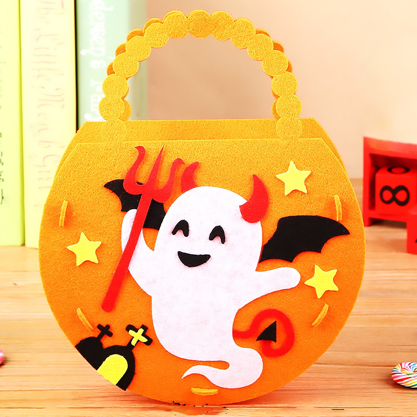 Heiheiup Decorations Pumpkin Candy Bags Bucket Diy Kids Craft Kit For  Indoor Outdoor Party Favors Ideas Gifts Features Toddler Arts And Crafts  Table - Walmart.Com