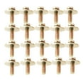 thumbnail image 2 of Practical 20Pcs Golden Drum Set Claw Hook Screws x 2cm Percussion Accessory for Drum-player, 2 of 10