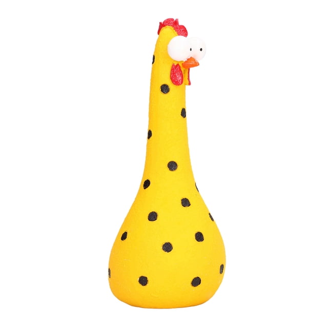 Estatuas de animales, estatua de pollo, estatuas de jardín de animales de cuello largo, decoración de jardín de pollo con ojos grandes, multifuncional