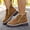 Khaki, variant on Boots for Women Non Slip Side Zipper Round Heel Versatile Block Heel Boots Fall Winter Comfortable Outdoor Fashion Shoes Khaki 7 Wide（EU:38）