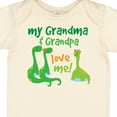 thumbnail image 4 of Inktastic Grandma Grandpa Love Me Dinosaurs Boys Baby Bodysuit, 4 of 5