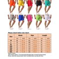 thumbnail image 3 of Innerwin Summer Short Pants Solid Color Men's Beach Shorts Vacation Drawstring Breathable Swim Trunks Fluorescent Green 2XL, 3 of 3