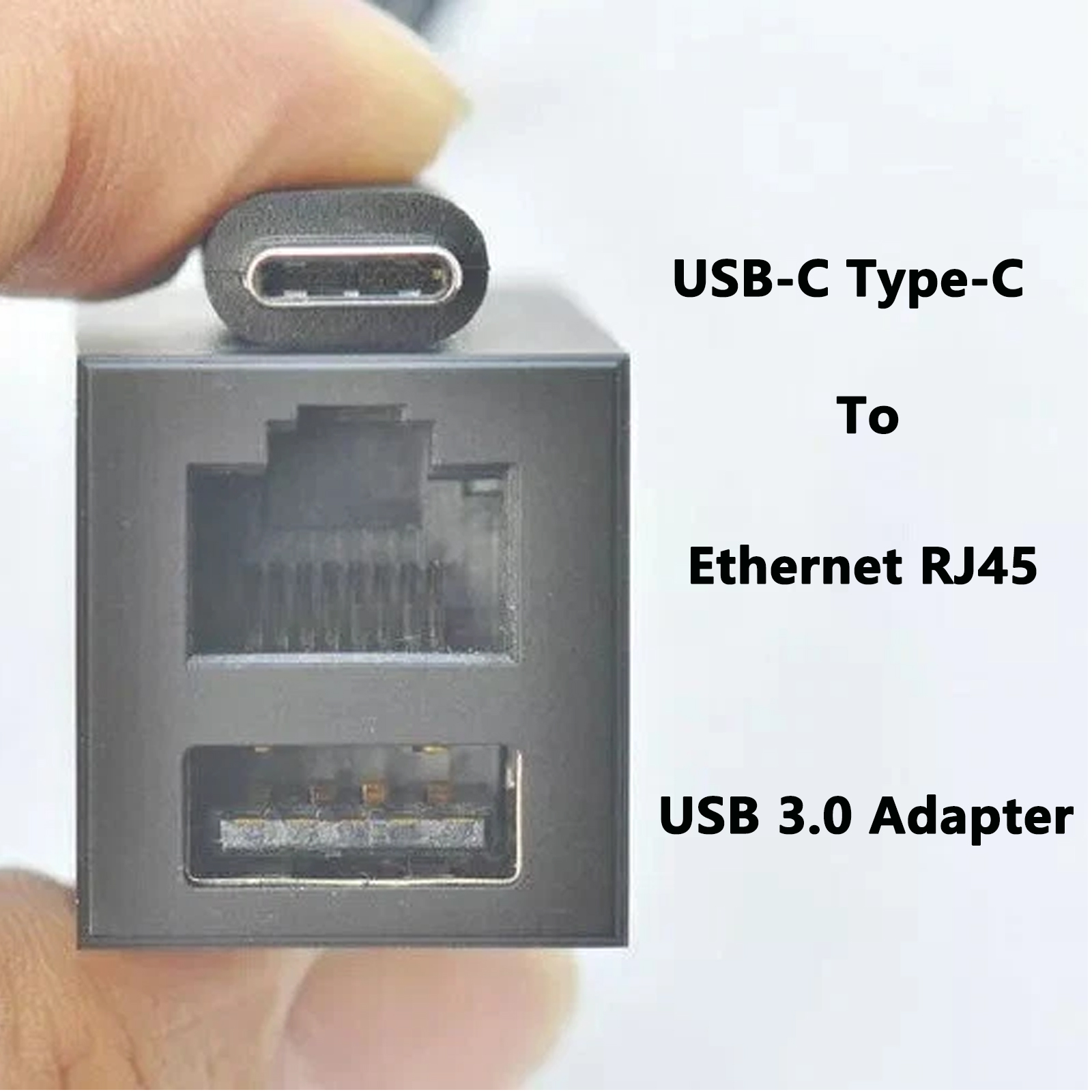 USB-C Type-C to Ethernet RJ45 and USB 3.0 Adapter HUB for Surface for Surface Laptop etc