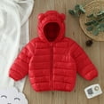 thumbnail image 5 of Gerichy Toddler Baby Boy Clothes Fall Winter Outfit, Toddler Girls Boys Winter Long Sleeve Bear Ear Solid Color Warm Tops Pants Vest 3PCS Outfits Clothes Set, 5 of 8