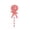A, variant on Large Lollipop Candy Peppermint Christmas Tree Picks with Ribbon Cute Christmas Candy Picks Assorted Decorations for Xmas Tree Topper Home Vase Party Ornaments(Red)