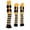 Yellow Black, variant on NFTIGB 3PCS Knitted Golf Club Head Covers Fine Pattern Protective Set with Pom Pom for Travel, Yellow Black