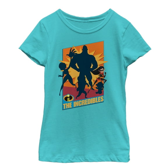 Girl's The Incredibles Violet Star  Graphic Tee Tahiti Blue X Large